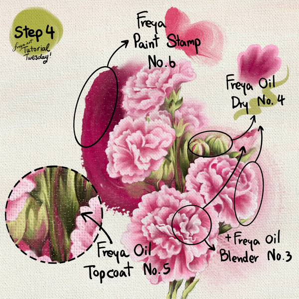 Carnation Oil Paint Procreate Tutorial Carnation Oil Paint Procreate Tutorial
